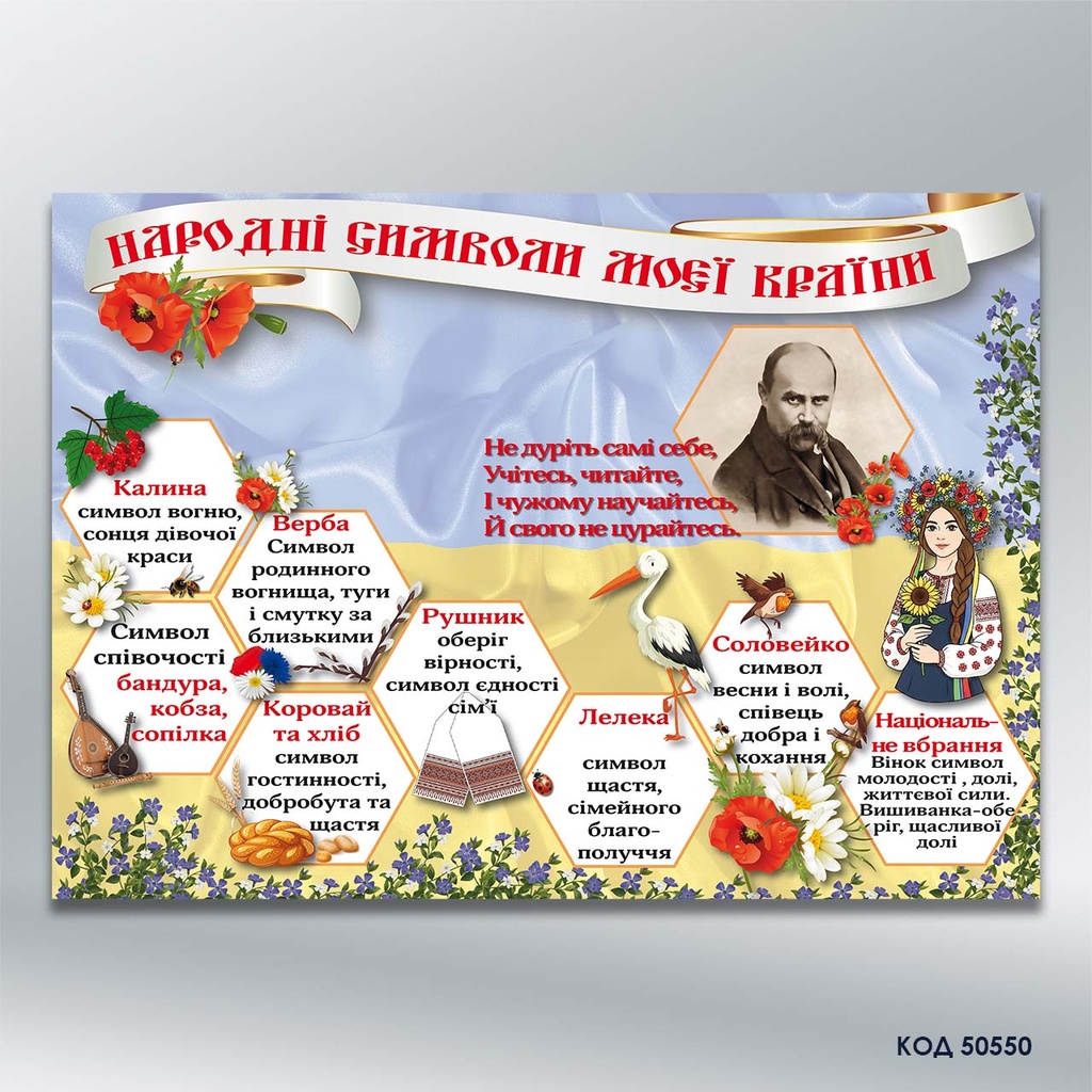 Стенд «Народні символи України» (код 50550)